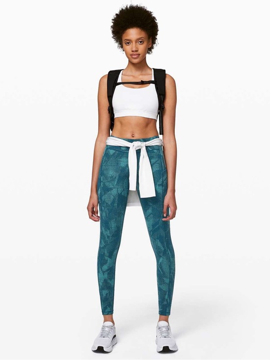 lululemon athletica Pants - 10. Lululemon Speed Up Tight 28" Illusion Tidal Teal Bermuda Teal size 6